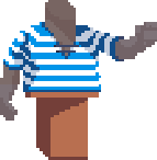 Striped Blue Shirt